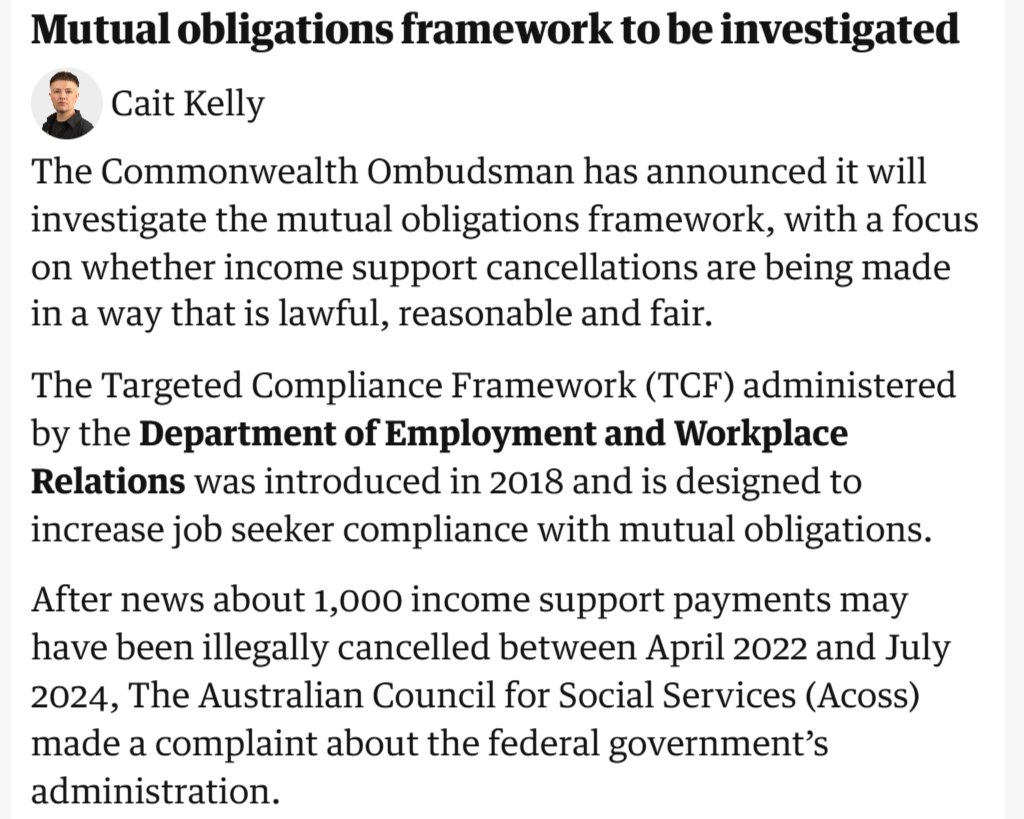 This is good news. The mutual obligations regime is a disastrous mess held together with string and sticky tape.

Let's hope this spells the beginning of the end of this punitive scheme.