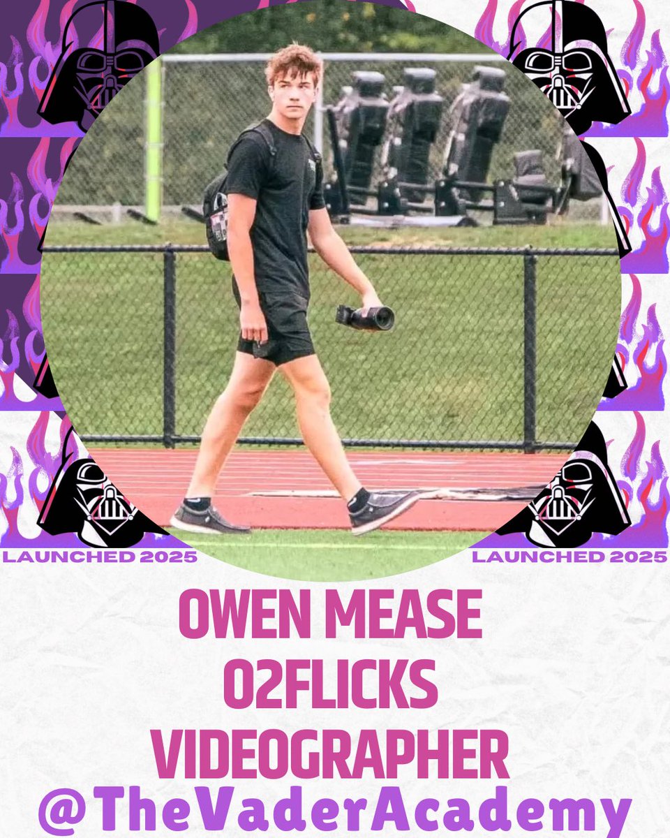 TheVaderAcademy's tweet photo. 🟪Announcement🟪

We are excited to welcome Owen Mease from 02flicks as a Videographer at The Vader Academy!

🏴‍☠️About The Vader Academy🏴‍☠️
We believe in developing the whole athlete. Players of all backgrounds can grow and thrive.

#TheVaderAcademy https://t.co/GP2E56jM13