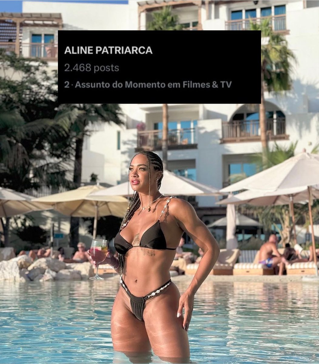 aline_patriarca's tweet photo. A mãe de vocês, Aline Patriarca, no top 2 dos assuntos mais comentados do Twitter/X.
Protagonista que fala? https://t.co/2lVt0Z7tj5