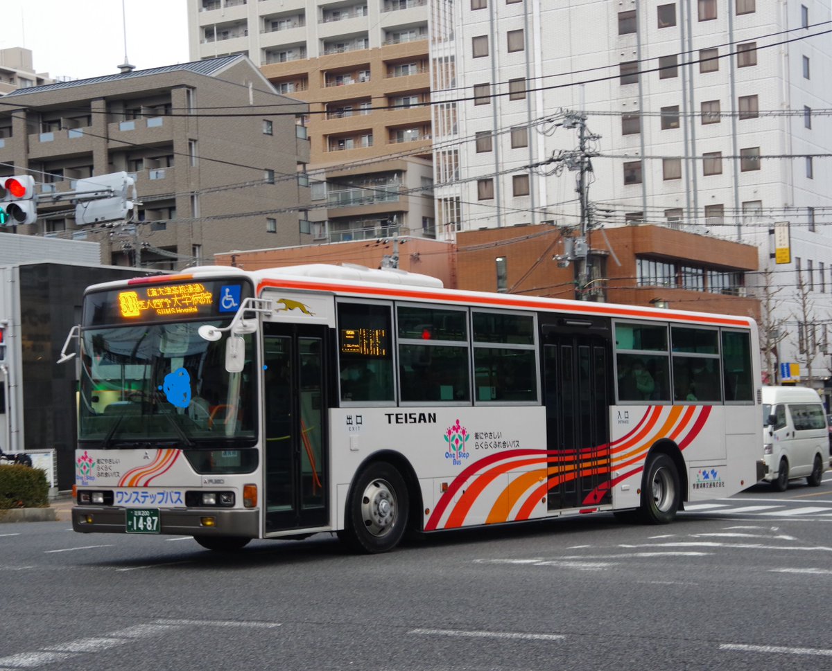 2025年1月31日 帝産湖南交通に入った元東急バス 1枚目 滋賀200か1487