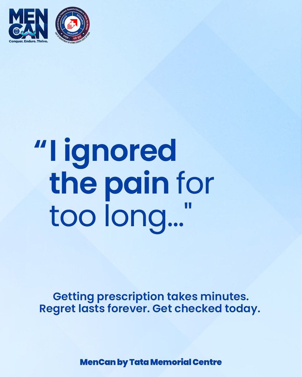 tatamencan's tweet photo. Not every shocking call is about a job, a breakup, or a life change. Sometimes, it’s about something you never saw coming.​

Cancer doesn’t wait for the right time. Get checked. Stay ahead. Protect yourself.​

#MenCan #WorldCancerDay #CancerAwarenessMonth #Tatamemorial https://t.co/WQEZrGuWXK