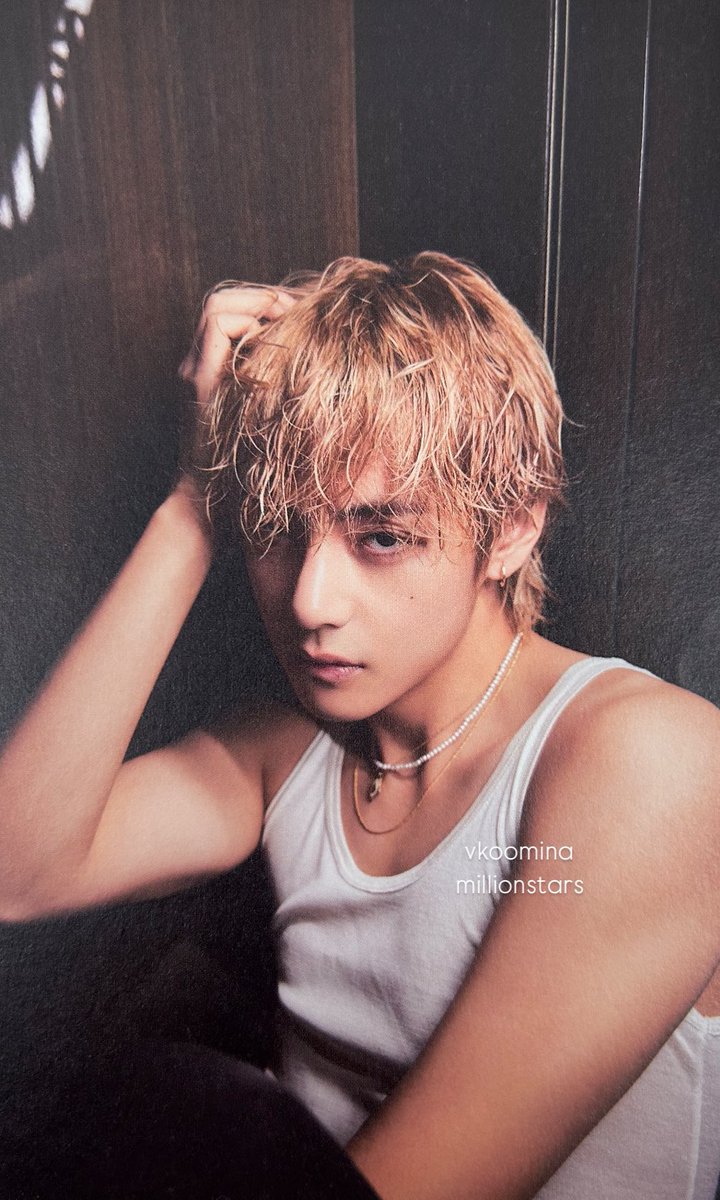 taeguide's tweet image. Taehyung letting his honey skin shine through and the fact that none of the pictures are whitewashed