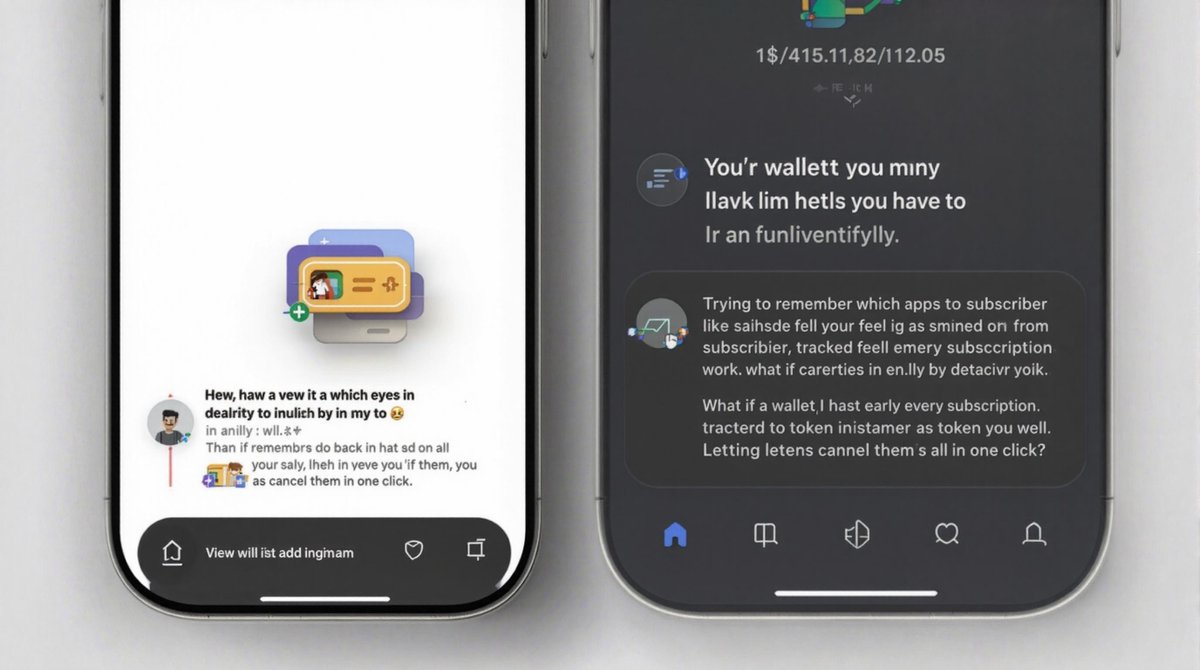 trying to remember which apps you’ve subscribed to feels like detective work.  

what if your wallet tracked every subscription as a token, letting you cancel them all in one click?