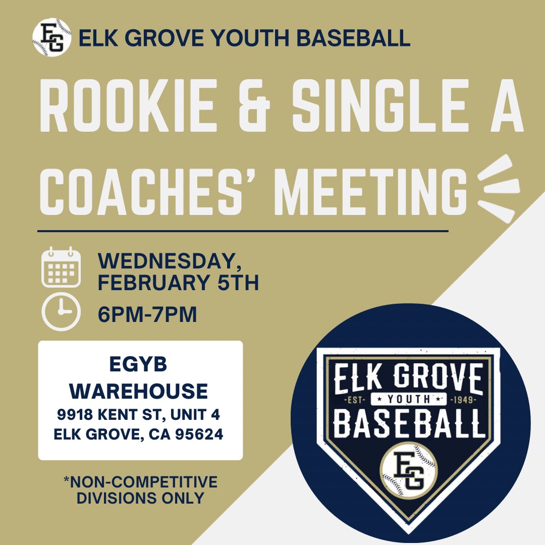 Elk Grove Youth Baseball tweet media