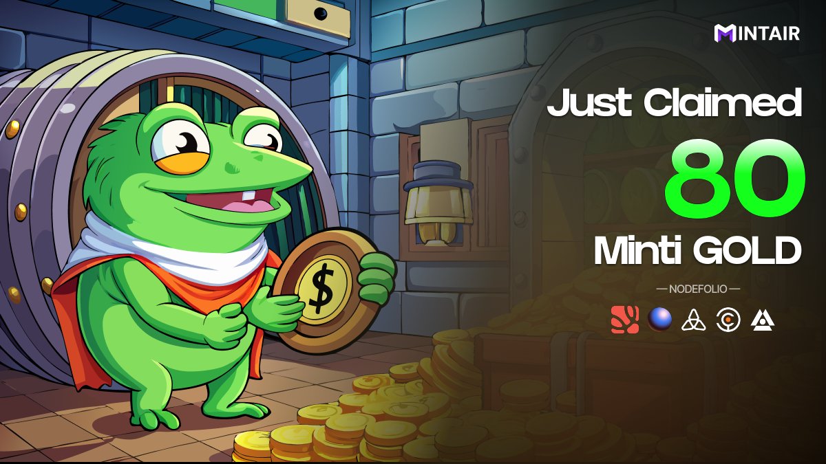 mikefacio's tweet photo. Just claimed 80 Minti Gold on @mintairxyz!🏆

Every node run, every task completed, it all added to Minti Gold. Ready to claim yours?

Claim Now: https://t.co/QyH76MgEoV https://t.co/oSSibEToQp