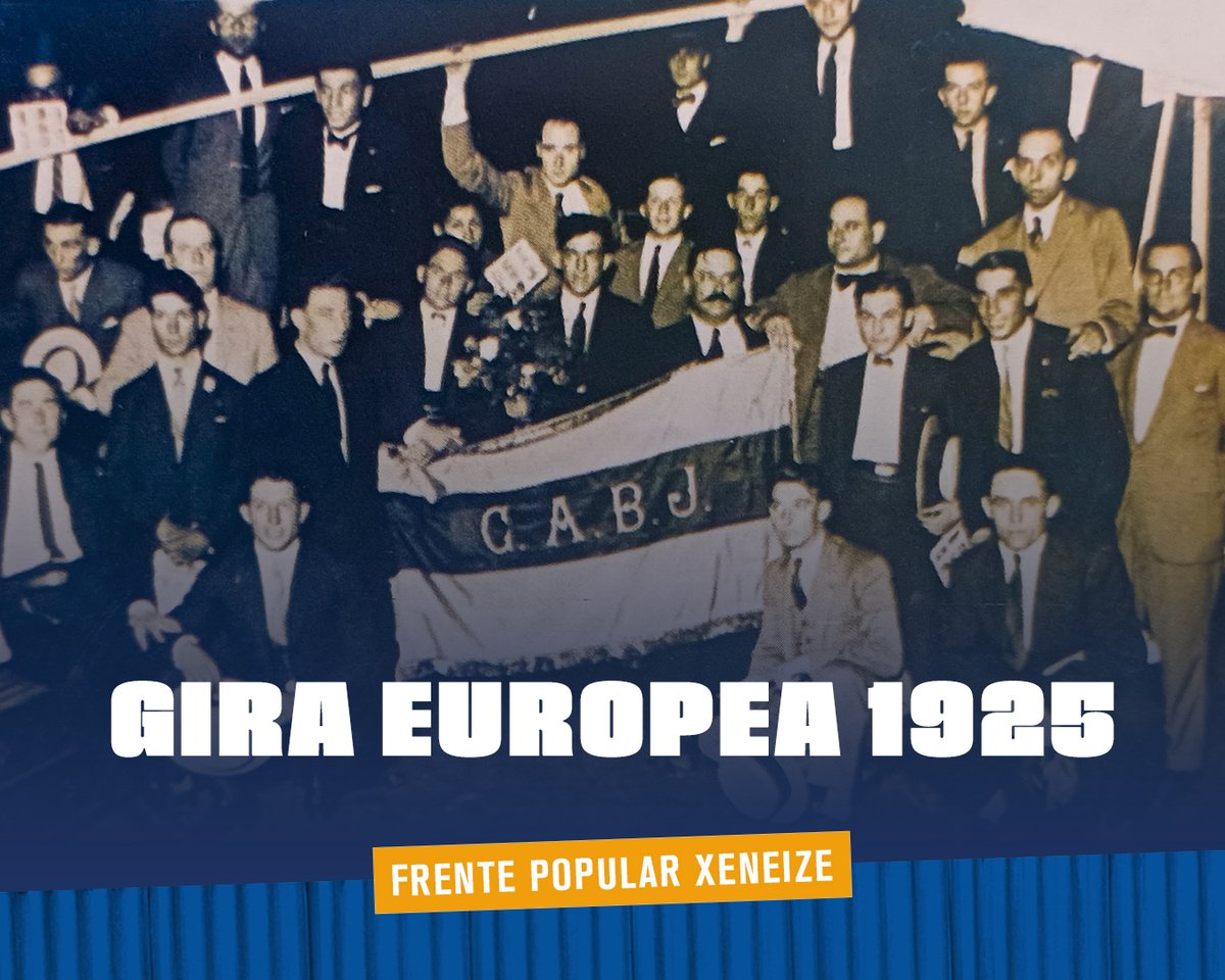 frentepxeneize's tweet photo. Hace 1⃣0⃣0⃣ años, Boca Juniors emprendía un viaje histórico: la primera gira de un equipo argentino en Europa.

Una multitud xeneize despidió al plantel, que viajó junto a Victoriano “Toto” Caffarena, apodado por los jugadores como el “Jugador N° 12” por su inquebrantable apoyo. https://t.co/03pIW4VZXZ