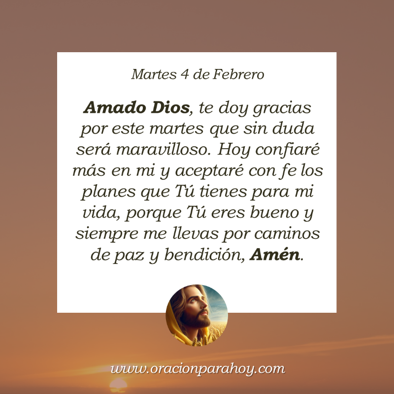 OracionParaHoy's tweet photo. Oración para hoy 4 de febrero: https://t.co/1D4RCt2Oe6