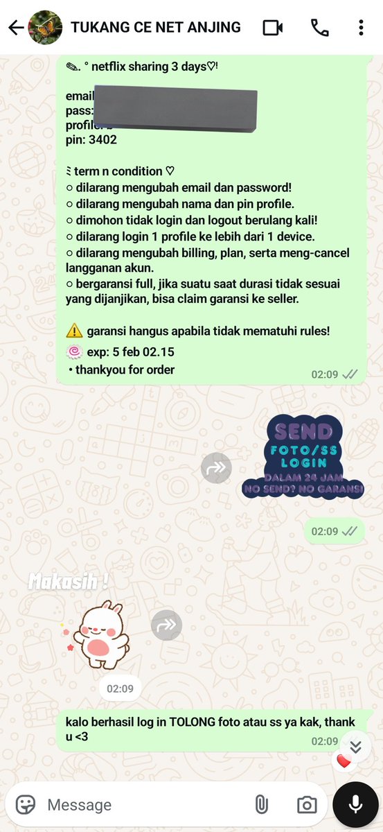 nohyyunaa's tweet photo. ‼️ HELP RT AND BLOCK TUKANG CE ‼️
+62 823-2338-0147

dia beli di aku hari minggu dini hari, aku cek no dia di X sama gtc nya BERSIH dan admin FH ku wa aku kalo email ini kena CE aku langsung WA kaka ini DAN LANGUSNG CEK DI X..
dan yap dia tukang CE 
TOLONG BLOCK TEMAN
#zonauang https://t.co/XY024qywjQ