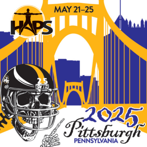 The 39th HAPS Annual Conference will be held in Pittsburgh, Pennsylvania from May 21-25, 2025. 

Registration for the event is open. The Early Bird Registration, Poster Proposal, and Workshop proposal deadline is Friday, February 14!

Register now at: bit.ly/3PUf1mo