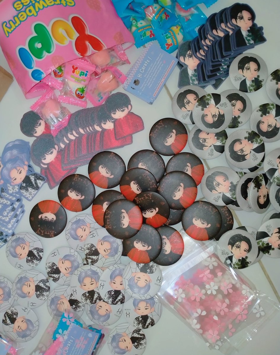 vitcsev's tweet photo. It's D-4 before Seventeen Right Here in Jakarta 😳✨
Aku ada bagiin sedikit freebies buat kalian xixi

📍 JIS
🗓️ Sat, 8 Feb'25 - Day1

It's just random mini pin, sticker set <Wonu Leftover, Hoshi Spider &amp; Woozi Ruby> &amp; candies 💎

Buat yang mau mau aja, jangan di buang yah 🙂🩷 https://t.co/e42hCkYsOY