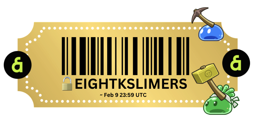 Slime_Miner's tweet photo. 😱 We've just reached 800K! Can't believe it! 🎉

To celebrate, here are special coupons for you! 🚀

Many of you might have already guessed and used it! Show your Slimers power to reach 900K and 1M so we can prepare!

🔺 800K Code: EIGHTKSLIMERS

⏳ Valid until: Feb 9 (Sun) 23:59 UTC (Grab them before they vanish! 🔥)

🔥 Bonus Giveaway Alert! 🔥
➡️ Retweet the post on X, tag 3 friends, like, and comment "1M SlimersOnLINE" for a chance to win 888 $KAIA! 🎁
➡️ Share how dedicated you are or post Slime Memes!

⏳ Giveaway ends: Feb 4 (Mon) 23:59 UTC
🏆 Winner announced: Feb 5 (Tues)

⛏ Don't wait—redeem your coupon now!

🔗 Use Code Now: https://t.co/d050gxXeQg

#SlimeMiner #KaiaChain #MiniDappOnLINE #thanks800K #playtoairdrop #1MSlimers