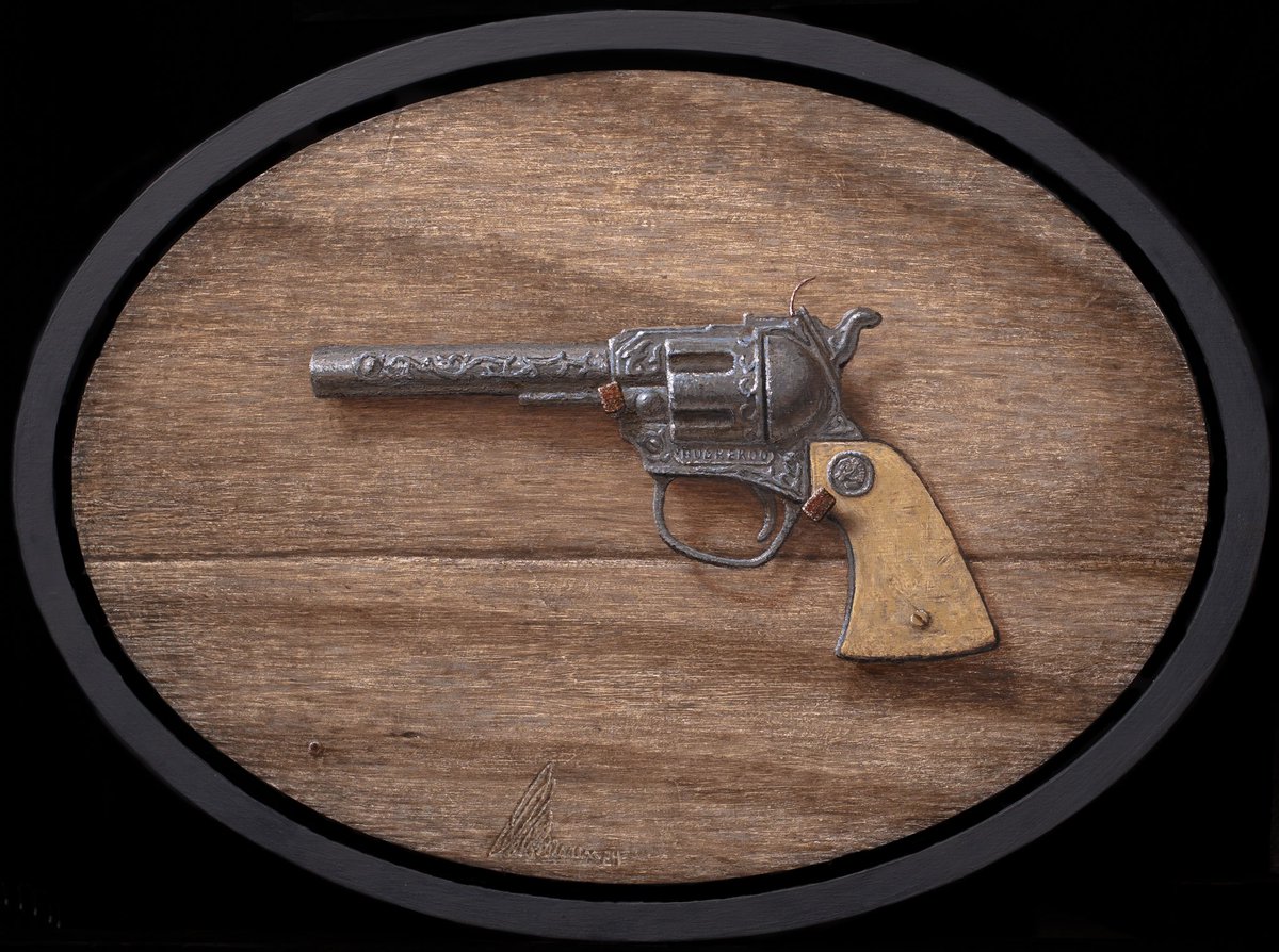 djkfineart's tweet image. Excited to announce that I’m a finalist in this years #Richeson75 #smallworks show.  #oilpainting #acrylicpainting #art #painting #westernart #oldwest #capgun