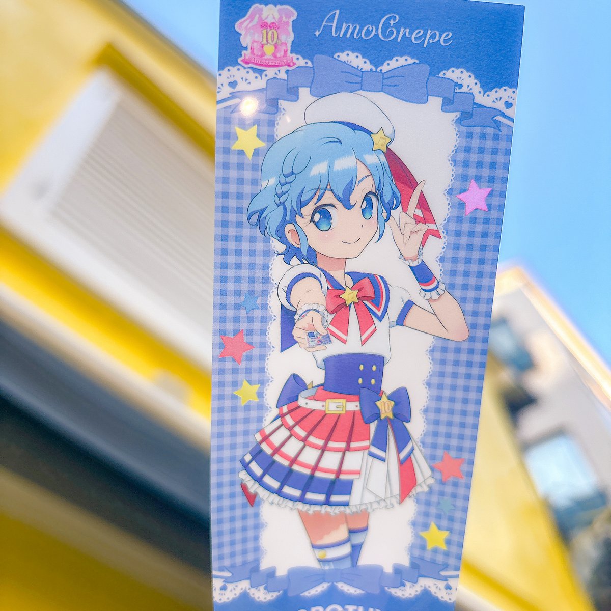 AmoCrepe's tweet photo. 【#プリパラ10周年】
\#大プリパラ展 ×AmoCrepeコラボ❣️/

本日も11時より元気に営業いた���ます✨
本日はLINE整理券を用いたご案内となります❣️
整理券は10時30分より受付開始です
詳しいご利用方法はリンク先をご参考ください🎶

皆様のご来店お待ちしております！
#pripara
https://t.co/AAhpGedJsy https://t.co/TAFLlURi6J