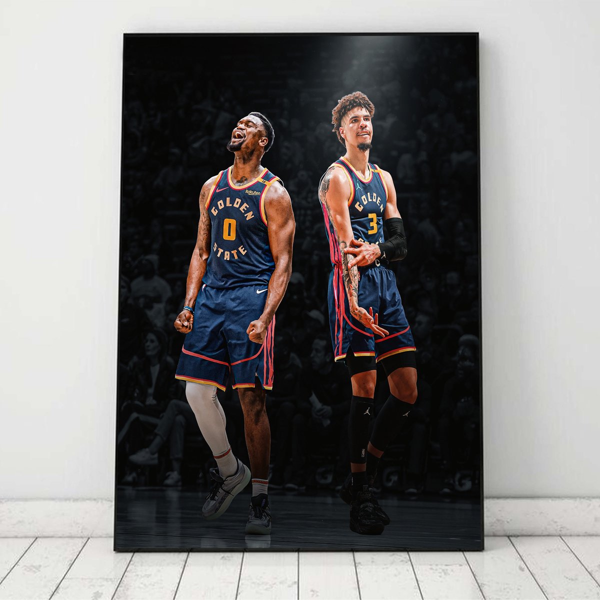 monretr's tweet photo. The Warriors are showing interest in Zion and LaMelo Poster https://t.co/GUdwBksp2H