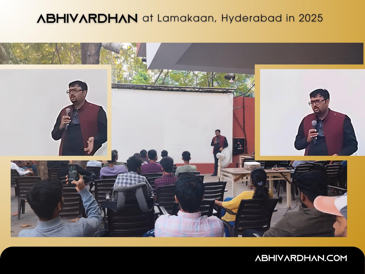Had a short, and sweet trip at lovely Hyderabad this weekend. 

At the kind invite of 42.ai, and Simrin Kapoor, I had spoke for an audience of developers, people running &amp; building AI workflows, and even those who shaping their focus to get into the AI domain,