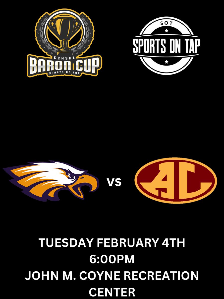 Baron Cup II Tournament Quarterfinal
#9 Avon Eagles vs #1 Avon Lake Shoremen
6:00PM
<a href="/avoneagles/">avoneagles</a> <a href="/AvonHSHockey/">AvonHSHockey</a> <a href="/AvonLakeSports/">Avon Lake Athletics</a> <a href="/Shoremenhockey/">Avon Lake Hockey</a> <a href="/gchshl/">GCHSHL</a>
