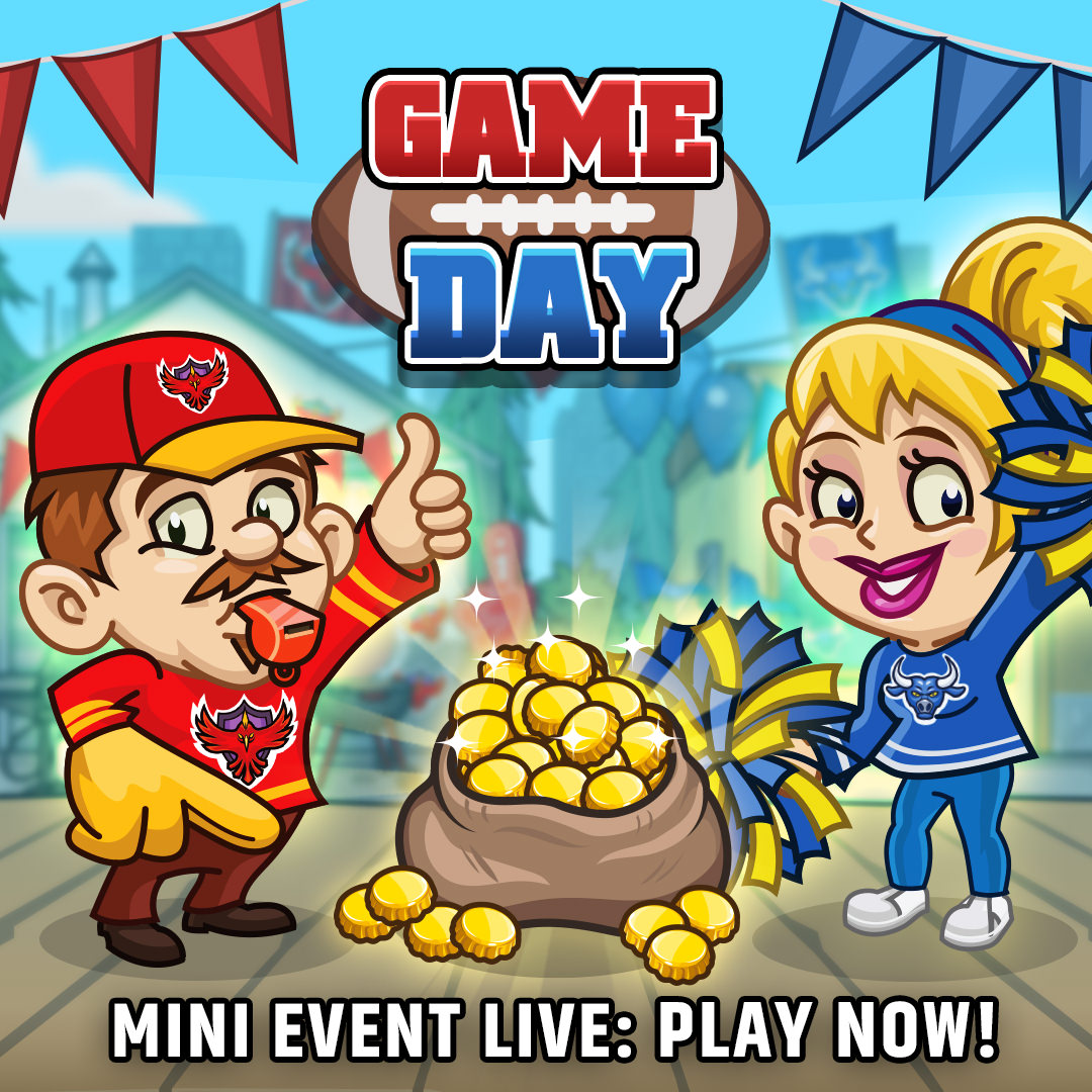 IdleDistiller's tweet photo. The Game Day event is ON!⁠ 🏈🥅 Climb the Leaderboards to victory! 💎

In this event, everything is looped together! Customer Bonuses for Business 5 earn you Characters for Business 3; Customers for Business 4 earn Characters for Business 1. 🎉 

https://t.co/onaOau1uBz  https://t.co/BbVmwepxWd