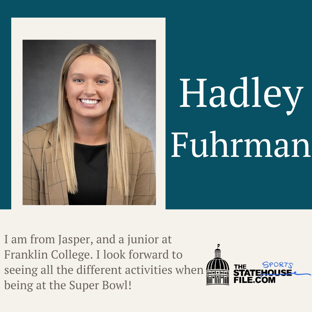 Meet the Super Bowl team! Well, OUR Super Bowl team. Hadley is sending all our social media from New Orleans this week. ❤️ #StudentJournalists