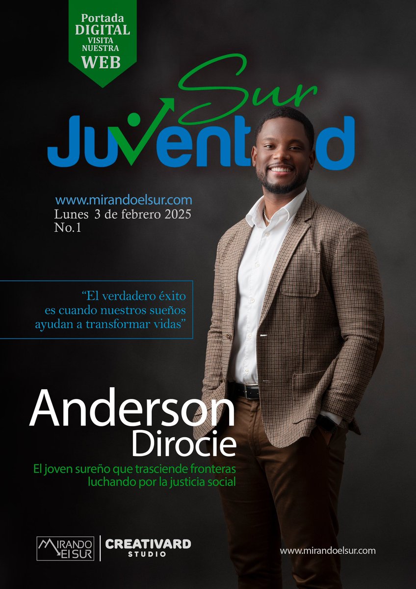mirandoelsurrd's tweet photo. #JuventudDelSur | Anderson Dirocie, un joven sanjuanero que lucha por la justicia social y los derechos humanos.

💡 “El verdadero éxito es cuando nuestros sueños ayudan a transformar vidas.”

🖇️ Lee su historia aquí: https://t.co/ghU7rUerp8

#Superación #Liderazgo #SanJuan https://t.co/fbGfy8OLoE