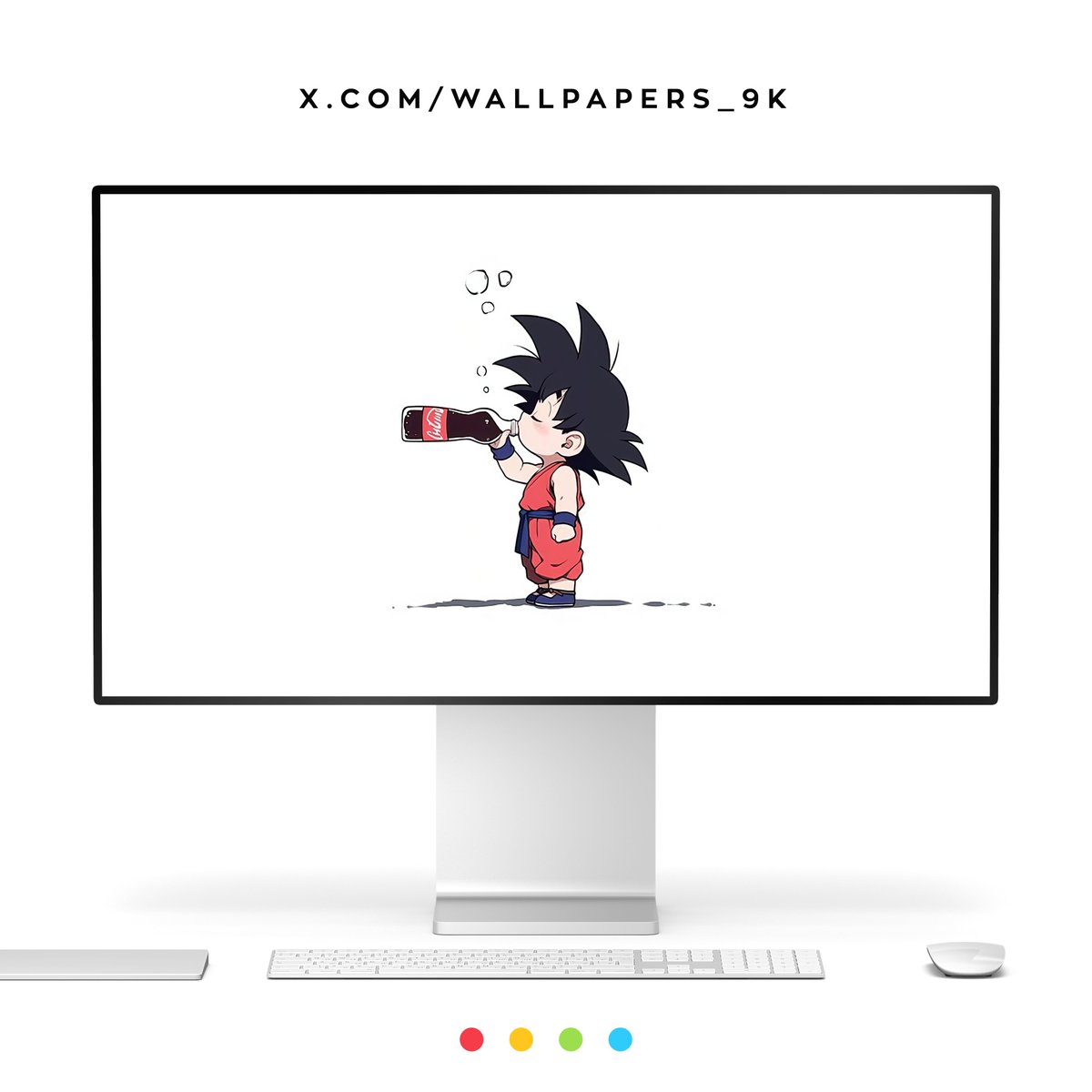 Wallpapers_9K's tweet photo. Minimal - Goku https://t.co/NYvjJk9QRq