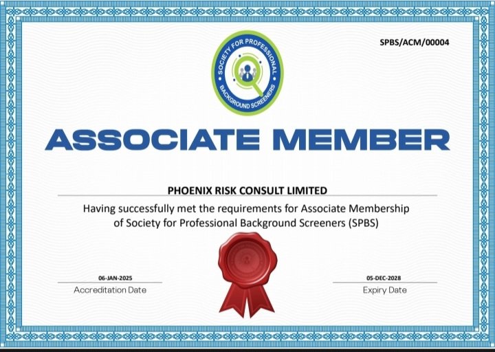 PhoenixRiskLtd's tweet image. Mitigate Your Risk Factors by verifying the claims of your potential/present staff,tenants, business associates, etc
#AssetProtection 
#IdentityVerification 
#IdentityTheft
#FalseClaims
#CertificateForgery