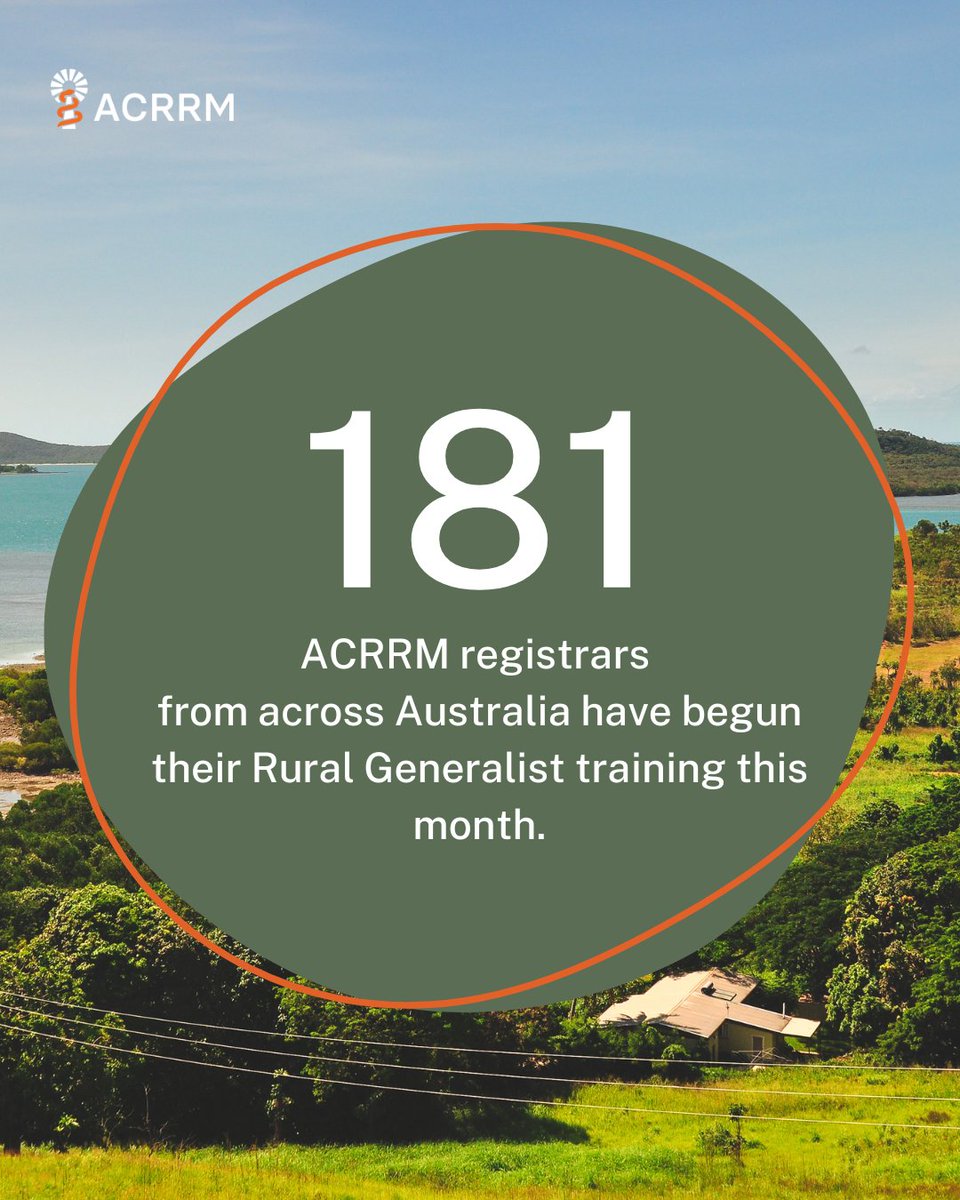 This month, 181 doctors from across Australia have taken the next step in their careers, beginning their ACRRM Fellowship training! ACRRM registrars are building the skills - and confidence - to become the future of rural healthcare.