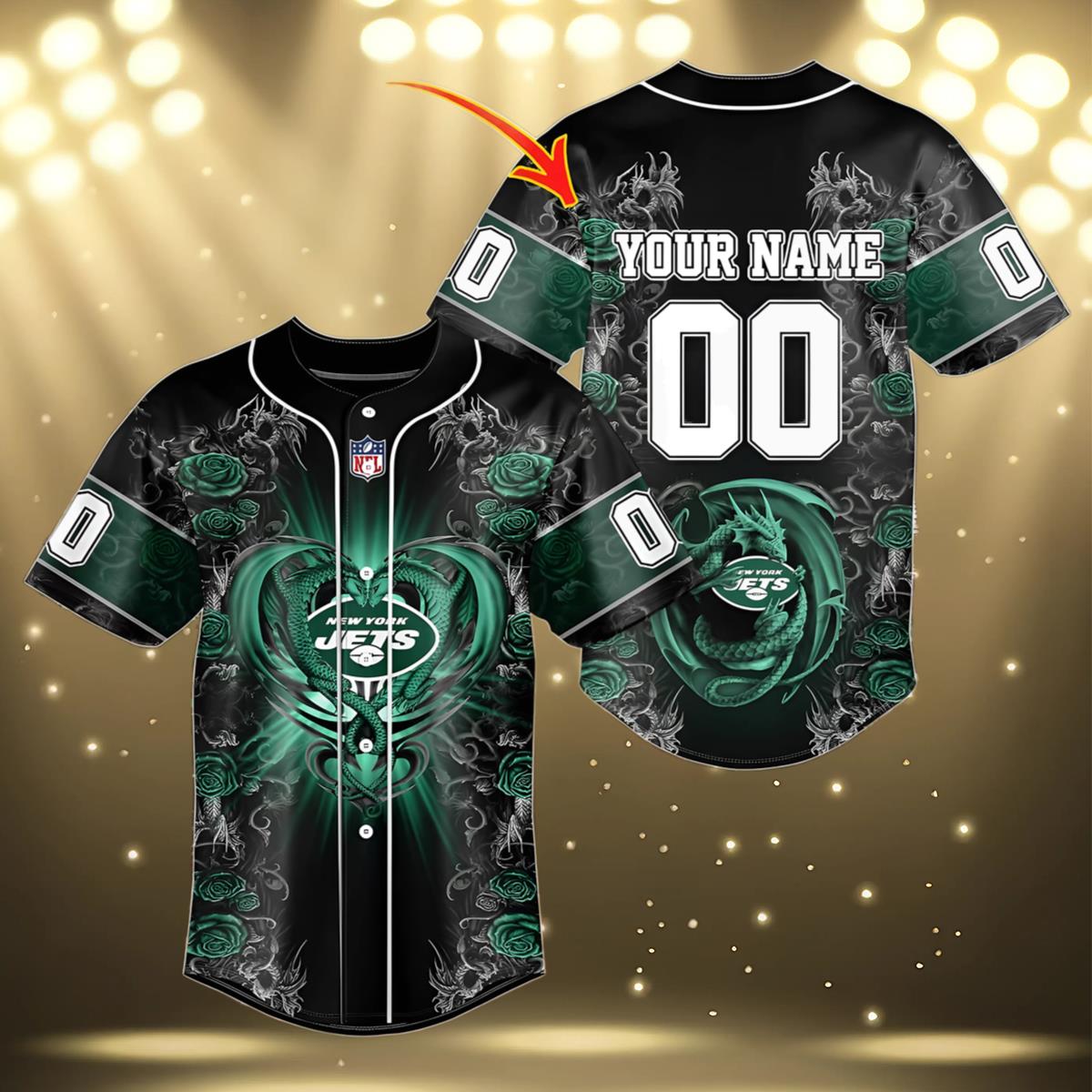 jerseyourstore's tweet photo. Show off your team pride in a unique way with the Personalized 2025 New York Jets Baseball Jersey! 
Buy it: https://t.co/oBZBAdj2l9
#jerseyour #JetsNation #NYJetsGear
It's your ideal way to represent the Jets in style.
See more: https://t.co/wqdZ8z8JW2 https://t.co/aySYh3Fmp4