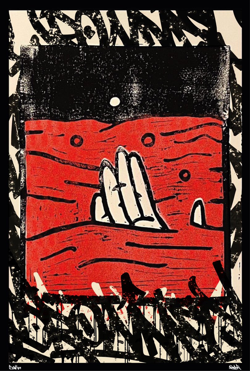 1 have just co11ected "DROWNED | CollaborationEdition - Dorkholm" by @onemrtez 𝕏 <a href="/Dorkholm/">DORK : READ ONLY</a> on <a href="/objktcom/">objkt.com</a> 

DROWNED 

This Artwork is Collabortion with Dorkholm x Onemr.  

I am not waving but drowning. 
I am overwhelmed by the weight of my own emotions, 
sinking deeper into this