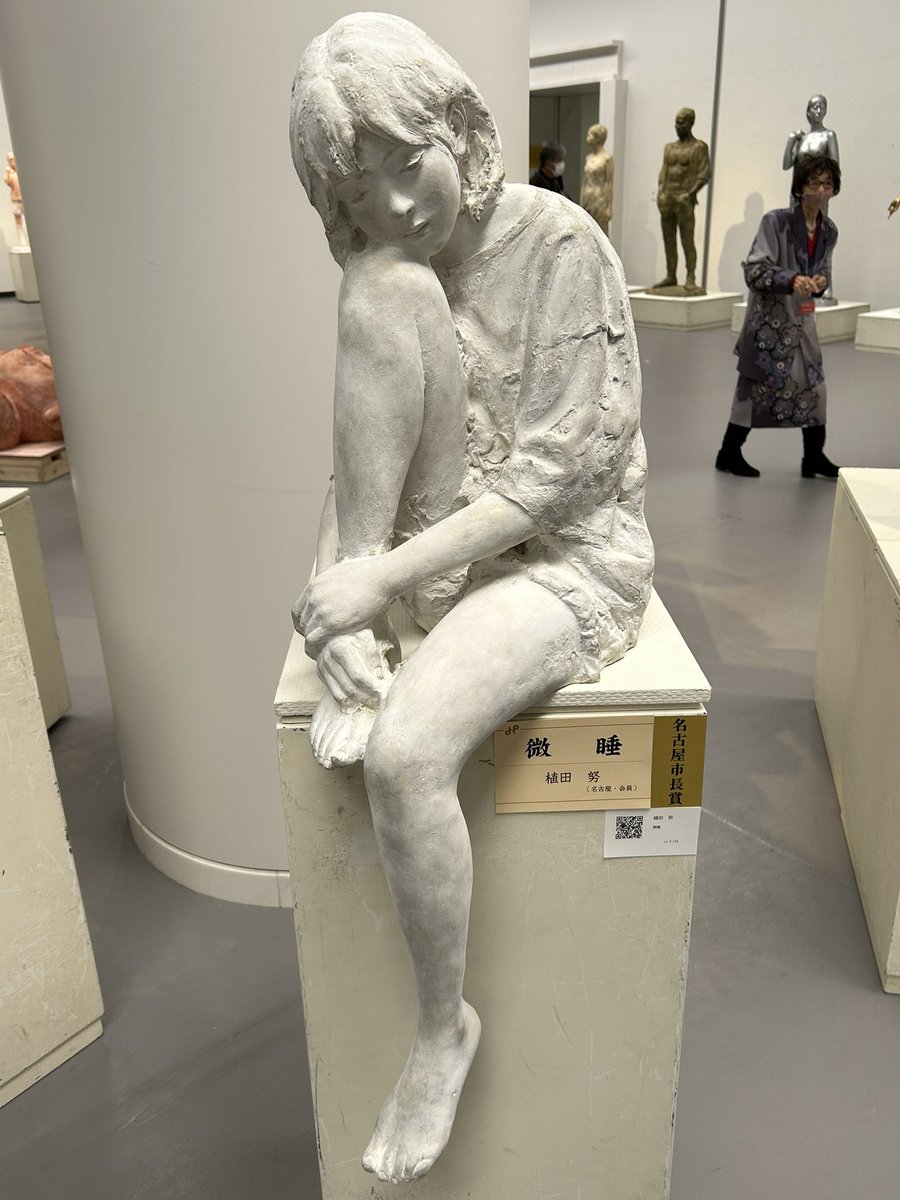 愛知県美術館の『日展』を見てきました。今年も多種多様な作品に巡り会えてよかったです☺️全部見るとなかなか疲れますなー😩