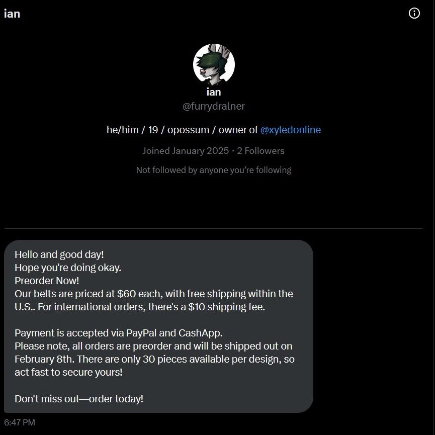 If anyone is getting dm’s from this account, this is not me! 😭 the belts will be premade and available sometime soon, I already have bulk on hand