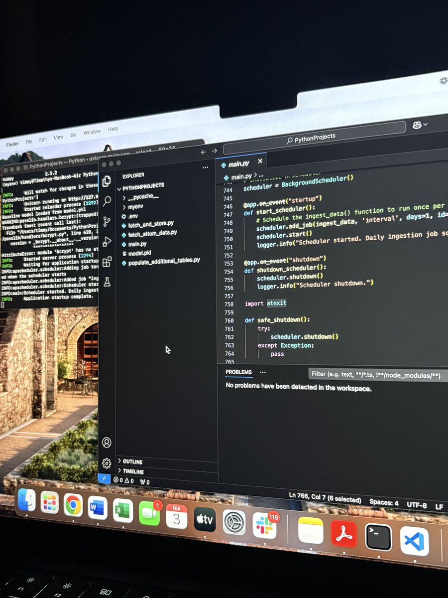 _TimmyO's tweet image. Just a guy standing in front of his laptop, asking his AI to replace him.