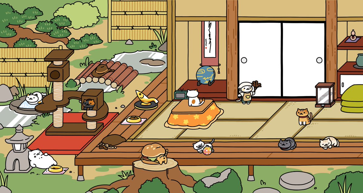 Neko Atsume 2! #NekoAtsume2MyYard