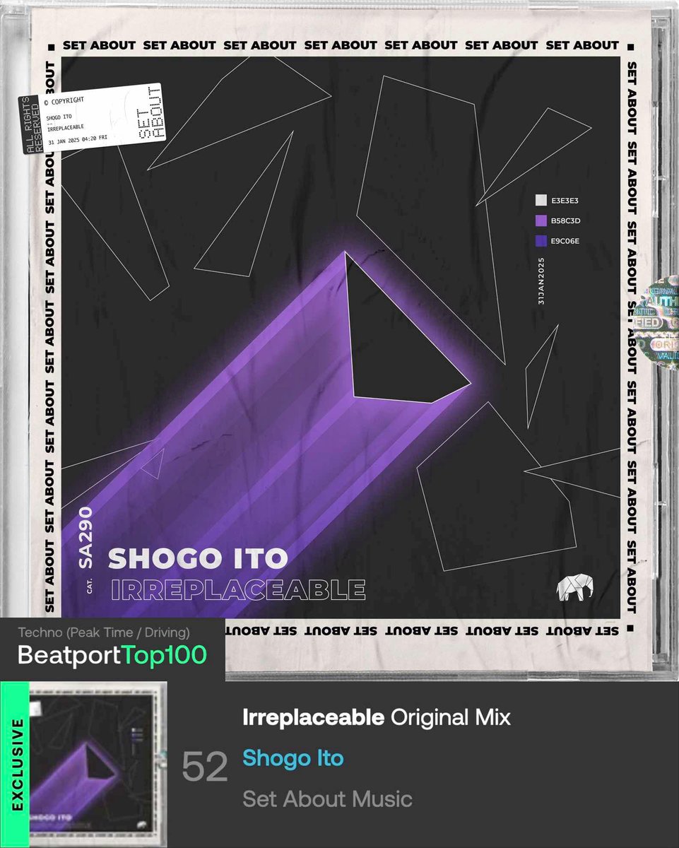 Drunken Kongのアーティスト育成スクール『DK LAB』に吉報🎉🎉🎉
生徒の1人がスクールに参加して、1年も経たずにSet About Musicから初リリース！！
更にbeatport techno chartで現在52位！！🙌🙌🙌おめでとう㊗️

Shogo Ito - Irreplaceable
beatport.com/track/irreplac…

DK LAB
dklab.tokyo