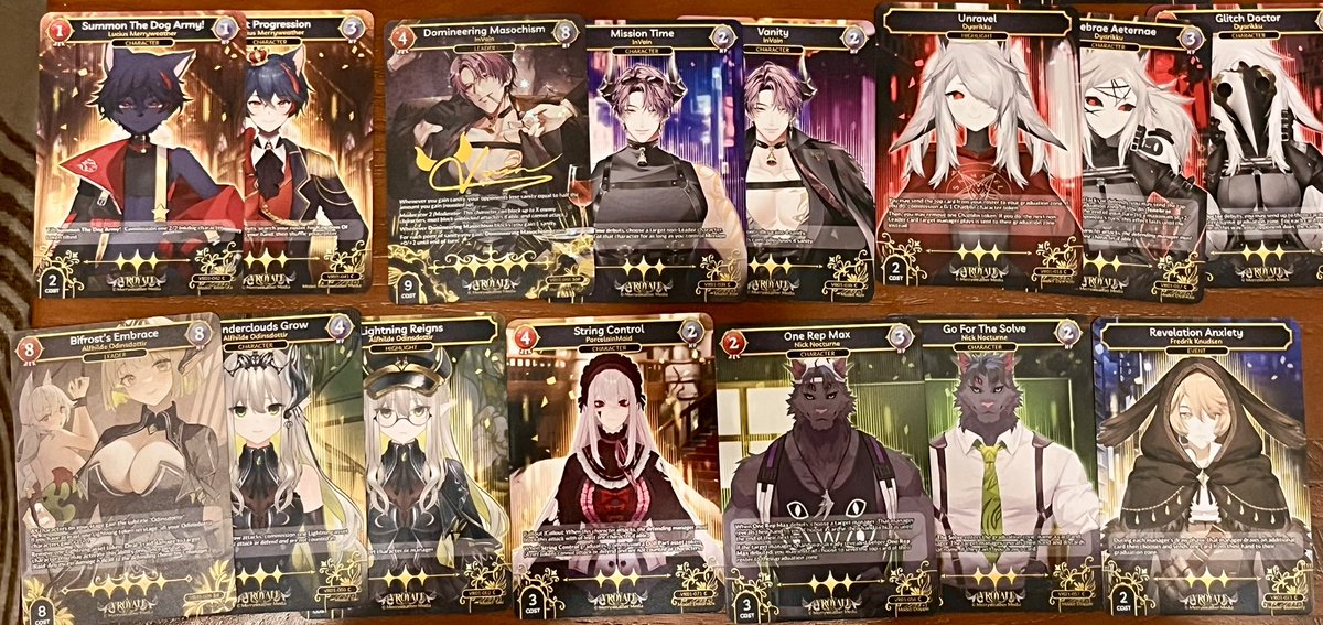 nahpotato's tweet photo. #vroyale #InVain

Decided to destress by opening my VRoyale cards!
Now in their little inkdog home

The quality of the cards are solid!

I managed to get Vain’s SSR and Alfie’s holo too

Just Boss jacket off and on…
The card names JESUS

The designs are hella wicked
+ https://t.co/KHWSADBDpQ
