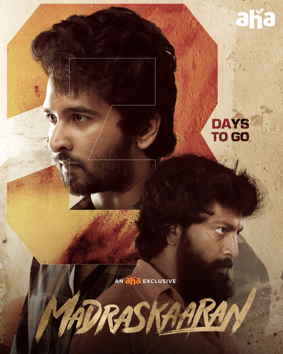 ahatamil's tweet photo. Sathya-vin rage begins in 3 days 💥💥

#Madraskaaran premieres from Feb 7th on @ahatamil 

@SR_PRO_OFFL @SamCSmusic @vaali_mohandas
@ShaneNigam1 @KalaiActor @IamNiharikaK @Aishwaryadutta6
#Karunas @vaali_mohandas  #actor_sharan @prasannadop @santhoshchoreo @DreamBig_film_s @saregamasouth @Soundvibestudio @teamaimpr @decoffl