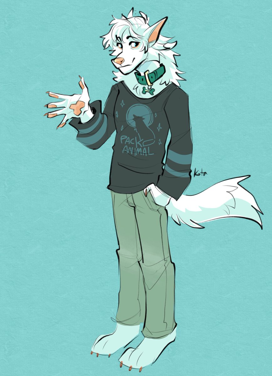 Waves awkwardly at you