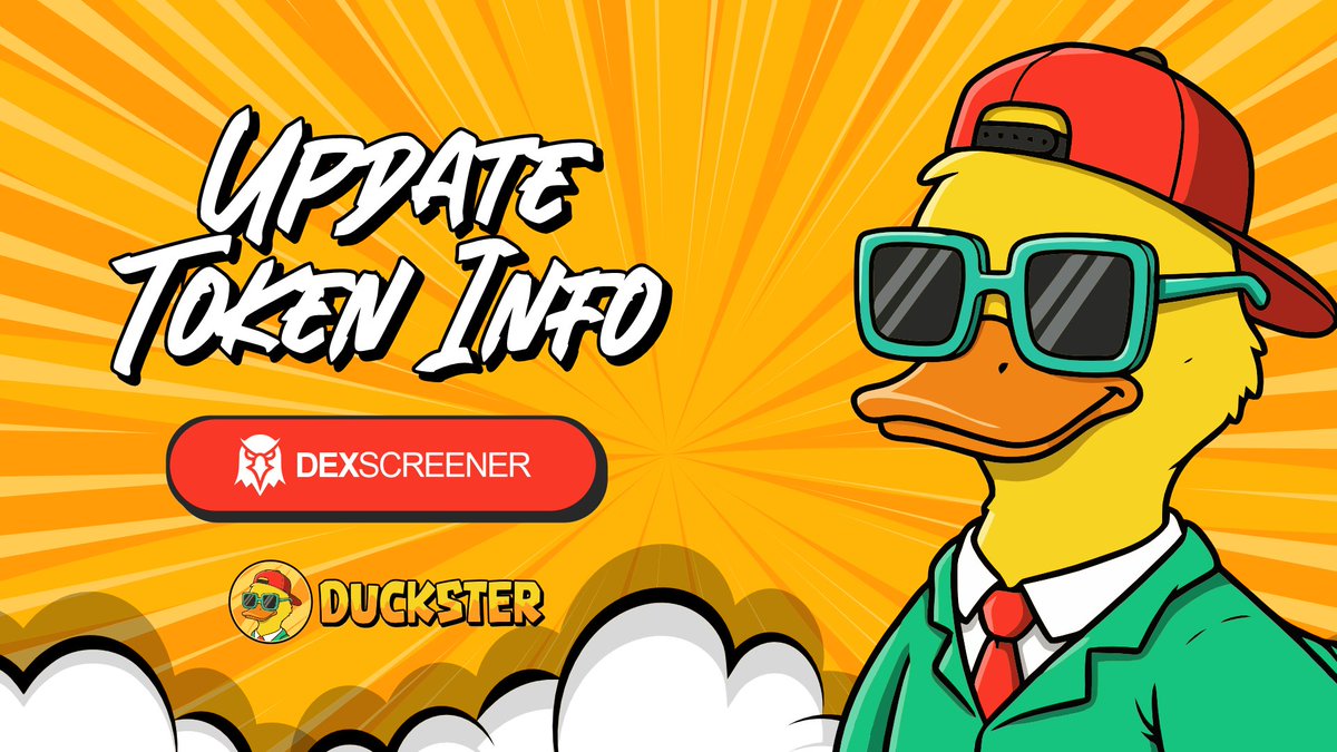 duckster_meme's tweet photo. Updated Token Info $DUCKSTER on Dexscreener
https://t.co/0zZYy0d620 https://t.co/clM1Byle8p