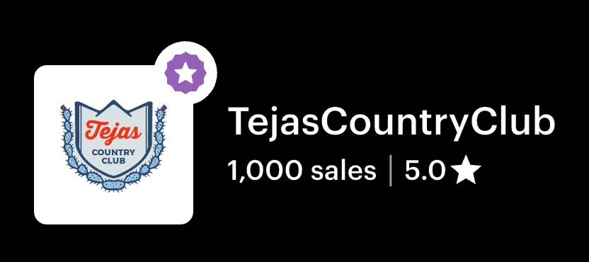 Tejas_CClub's tweet photo. Hit 1K sales on @Etsy today! https://t.co/6np2pFUFgf