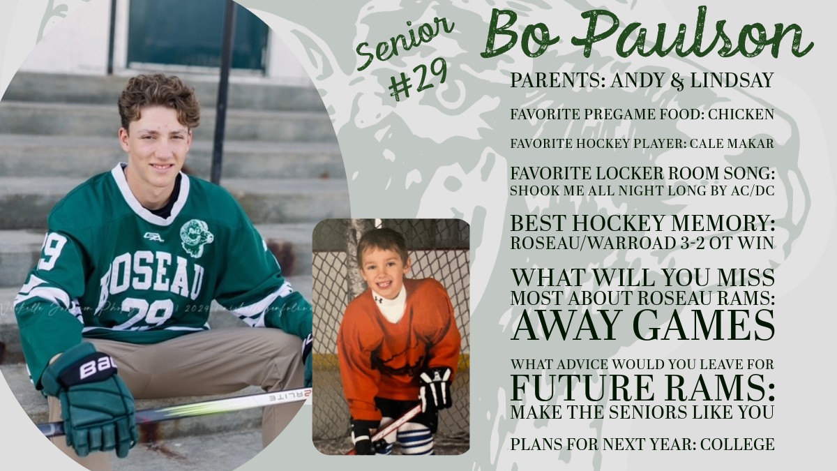 ramhockey's tweet image. Rams Senior Spotlights - Day 1

#RamsForever
#Classof2025