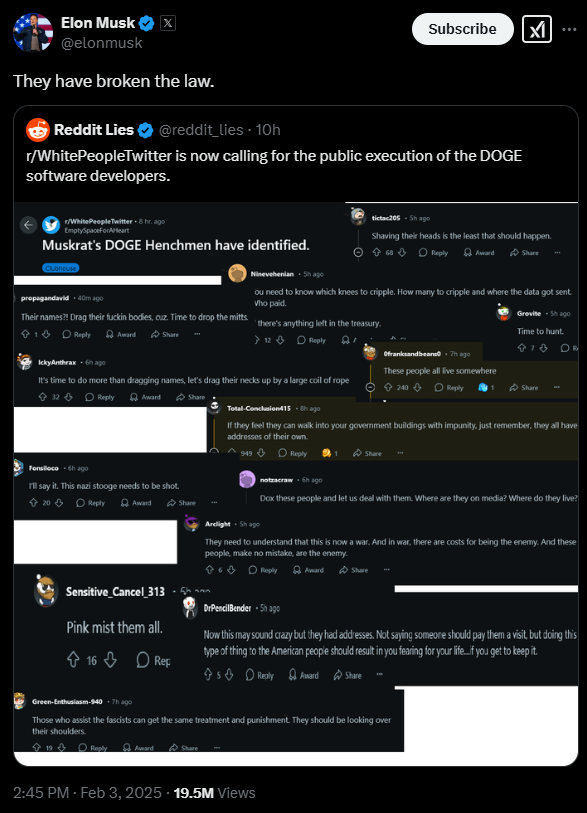FinancialKingL7's tweet photo. When it comes to online behavior, there’s a stark contrast between different communities.
Looking at posts like this from certain corners of 'White Twitter,' it’s clear there’s a pattern of unchecked hate, violence, and entitlement. Why do we rarely—if ever—see 'Black Twitter' promoting or encouraging such horrific acts?

Instead, Black Twitter often uplifts, debates, and addresses real-world issues with humor, culture, and accountability. The difference is striking, isn’t it?

Why do some people feel so emboldened to cross these lines? Let’s talk about the disparities in accountability and the kind of energy we want online. @elonmusk  
#AccountabilityOnline #BlackTwitterVsWhiteTwitter #ProtectCommunities #OnlineSafetyMatters #2or3Gathered #Financialkingdomliving #financialkingl7  #ElonMusk