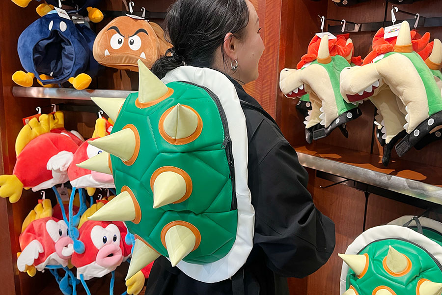 USJで思わず二度見してしまった…クッパのこうらリュック