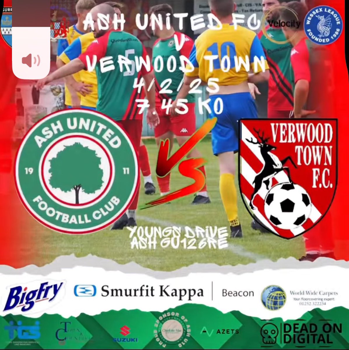 Ash United FC tweet media