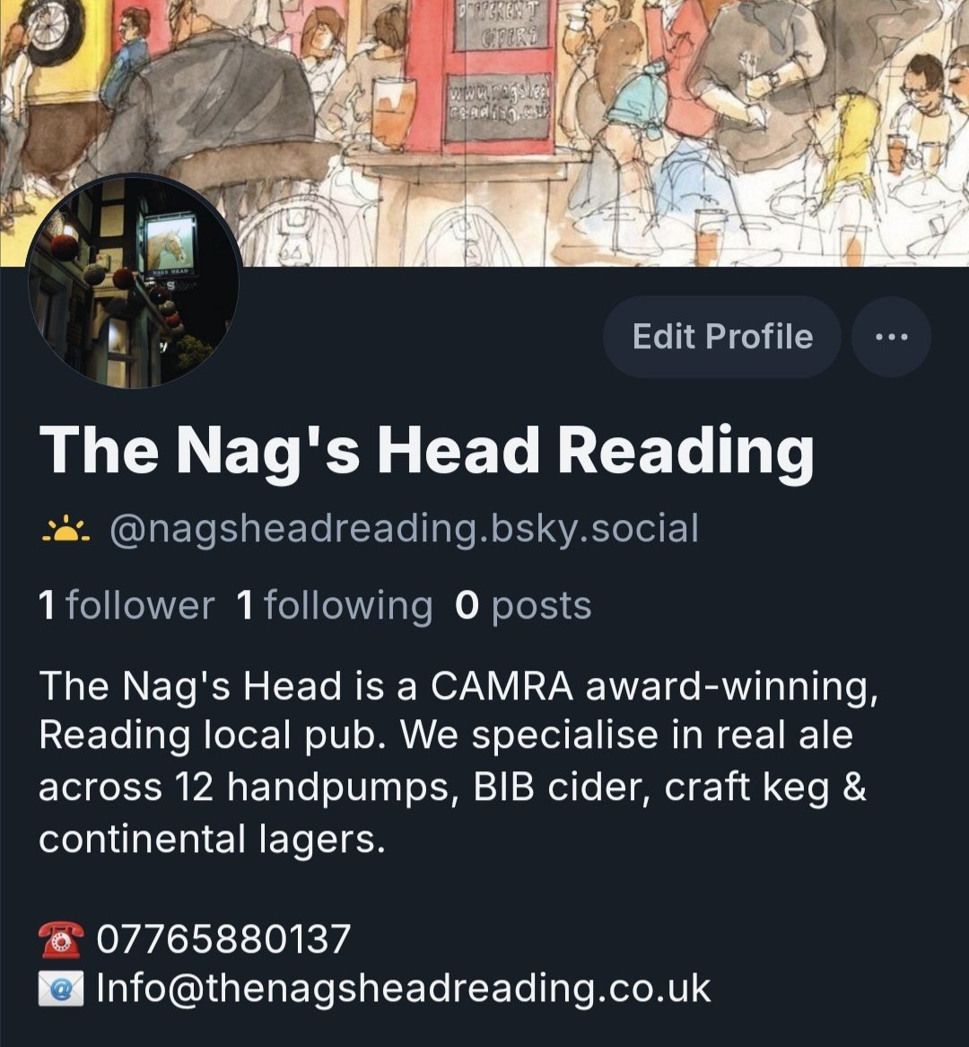 NagsHeadReading's tweet photo. We're growing our friends, followers and fans over the interweb 🤗

Find us now also on Blue Sky 🦋
 
>>>https://t.co/poGJZKuVE3

Give us a follow there too (if you're on it) - we'd be most grateful - cheers! 🍻 https://t.co/dWsYQlwltO