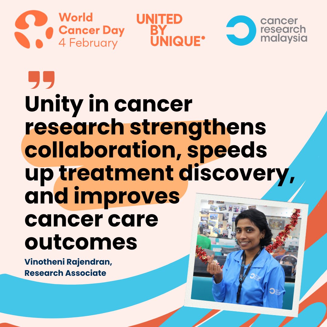 reversecancer's tweet photo. Today is #WorldCancerDay. The theme #UnitedbyUnique reminds us that we all bring unique perspectives to advancing cancer knowledge, services, and care, we are all united in action against cancer. Together, we can make a difference!
#CancerResearch #SavingAsianLives https://t.co/3crvtiMK4F