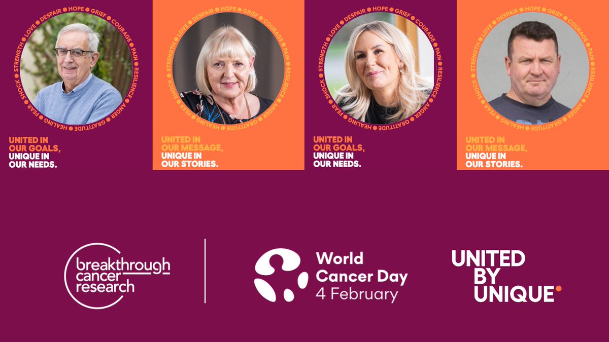 Breakthrough Cancer Research (@breakthrocancer) on Twitter photo Behind every cancer diagnosis is a unique human story - stories of resilience, grief, hope, & healing. People-centred care means seeing the whole person & meeting their unique needs with compassion & empathy. breakthroughcancerresearch.ie/news/world-can…
#WorldCancerDay #UnitedByUnique <a href="/uicc/">Union for International #CancerControl</a> Behind every cancer diagnosis is a unique human story - stories of resilience, grief, hope, & healing. People-centred care means seeing the whole person & meeting their unique needs with compassion & empathy. breakthroughcancerresearch.ie/news/world-can…
#WorldCancerDay #UnitedByUnique <a href="/uicc/">Union for International #CancerControl</a>