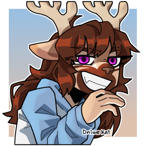 DniweKat's tweet photo. Adorable deer sticker commission for @shay_deer https://t.co/LvW5m9jElQ