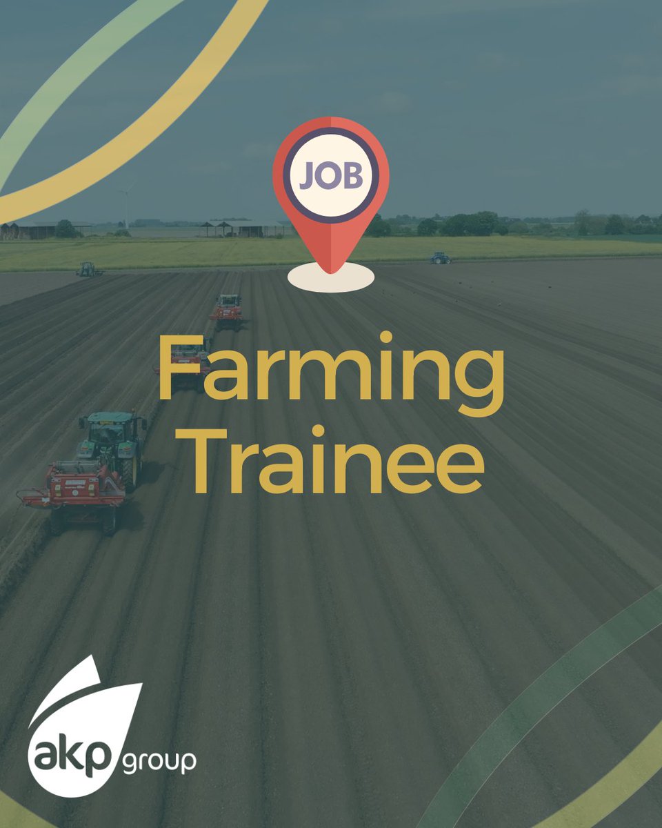 WE’RE HIRING….

Do you know someone who is looking for a hands on role in farming, where you’ll learn everything there is to know about 🥔’s from an expert team?

Find the full job description on our website here: 
lnkd.in/e37MsMXw