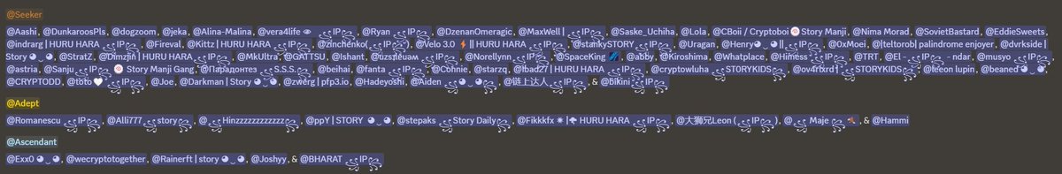 Congrats to the new OGs, especially <a href="/Exx00nes/">Exx0</a> for reaching level 3 OG with the awesome NFT project @PFP3_. The second event is live, so dive in and check it out. Keep an eye on <a href="/StoryProtocol/">Story</a> @_kaitoai <a href="/jasonzhao/"></a> <a href="/Mafia_Protocol_/">Mafia Protocol</a> <a href="/BenjaminOnIP/">Benjamin</a>.