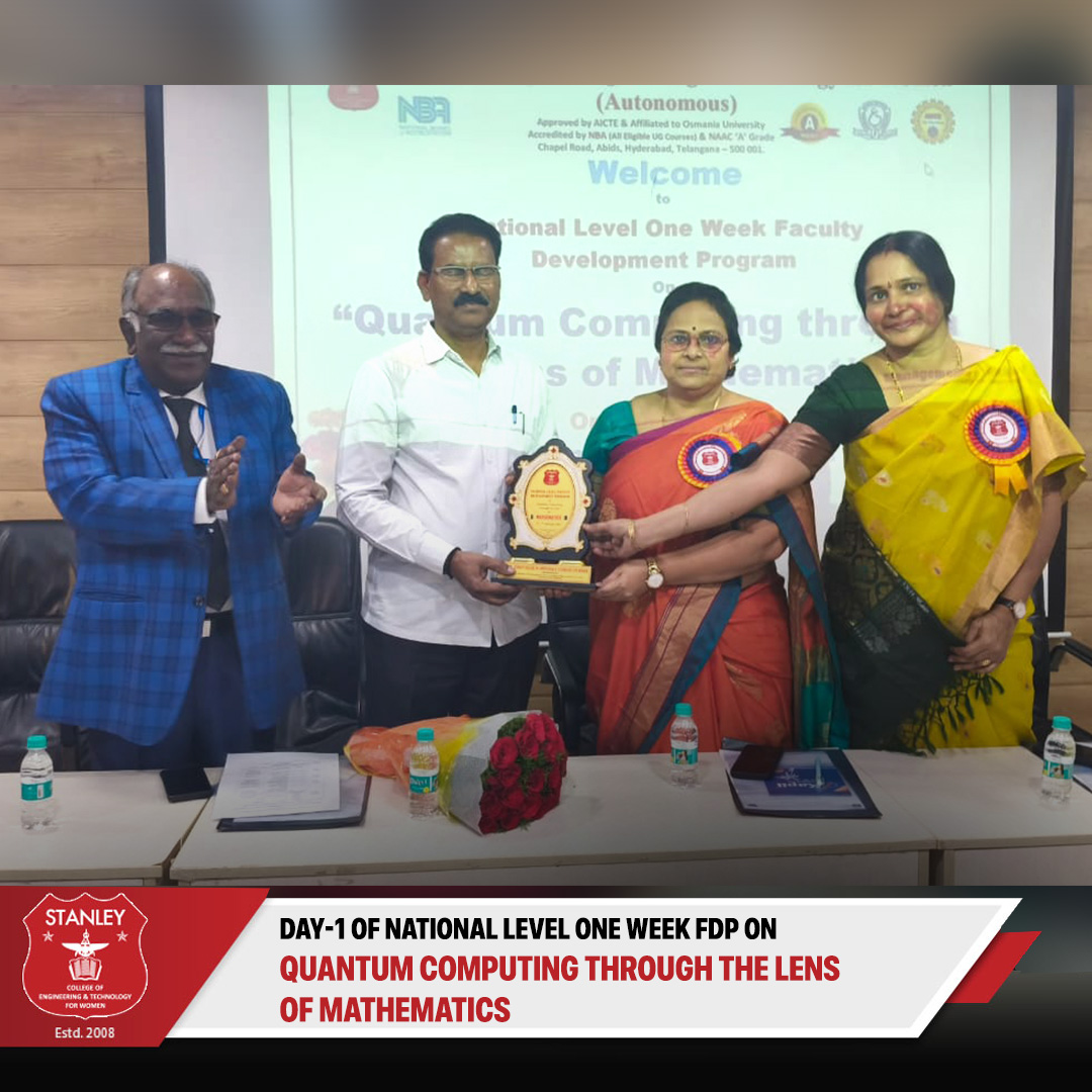 stanleywomensc1's tweet photo. Day 1 of the National-Level One-Week FDP on "Quantum Computing through the Lens of Mathematics"🌟

#StanleyEngineeringCollege🎓#QuantumComputing #FDP2025 #MathematicsInComputing #QuantumRevolution #InnovationInEducation #Mathematics #FacultyDevelopmentProgram #FDP #AI #IT #Skills https://t.co/mv1UYZysUh