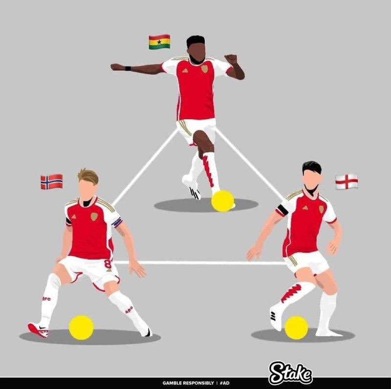 This trio is what every Arsenal fans want 

Thomas Partey, Declan Rice and Martin Ødegaard❤️